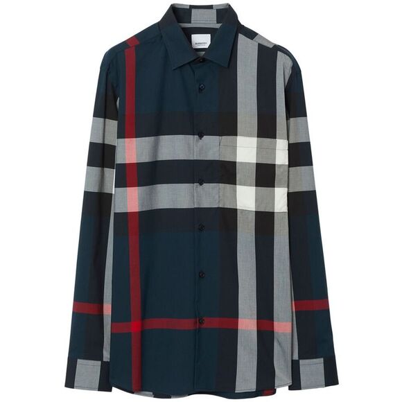 Burberry Blue Shirts Men